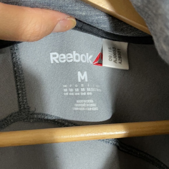 Reebok Zip Up Funnel Neck Zip Up Athletic Jacket - Picture 4 of 6